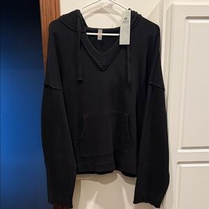 Mono B Black Hoodie with Front Pocket